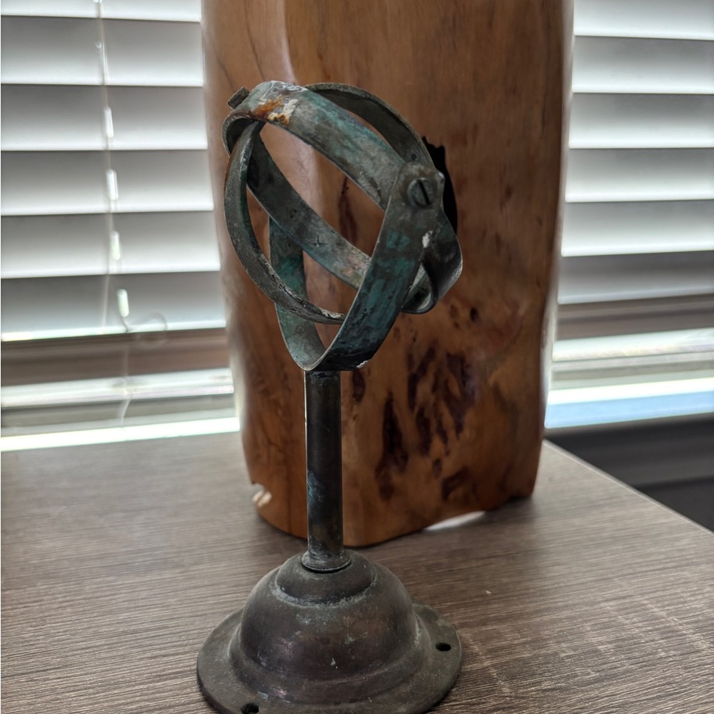 Vintage Metal Armillary Sphere Decor